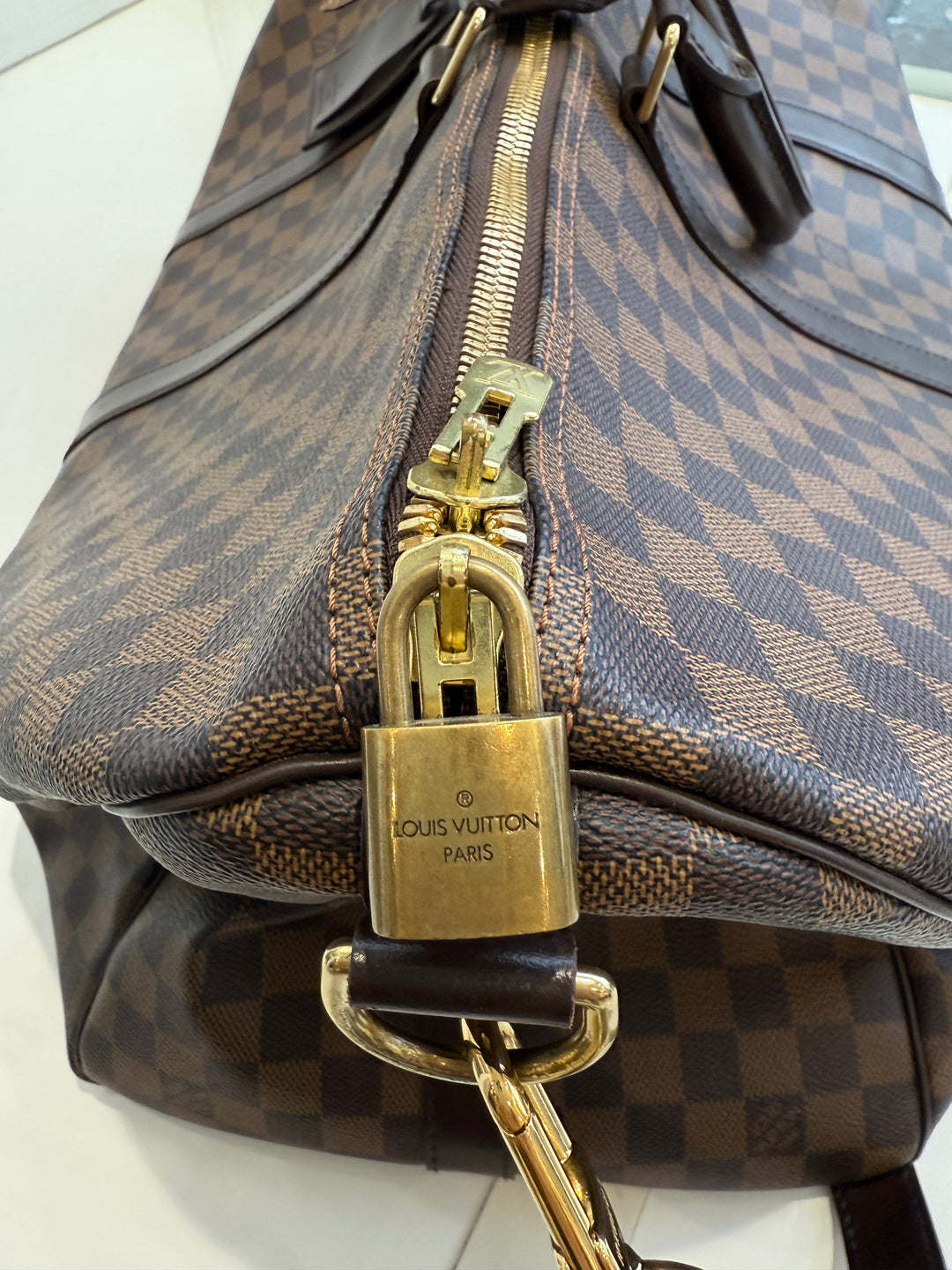 Keepall Bandoulière 55 Damier Ebene – PRELOVEDSTORY