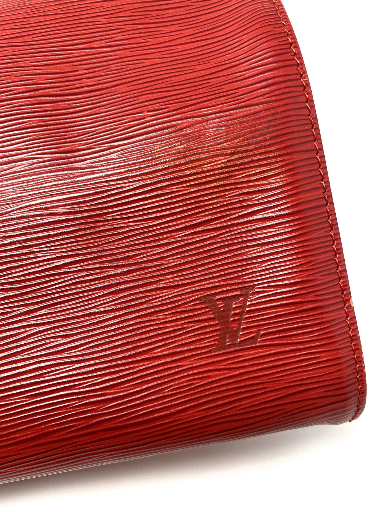 LOUIS VUITTON SPEEDY 40 RED EPI LEATHER – VINTAGE – PRELOVEDSTORY