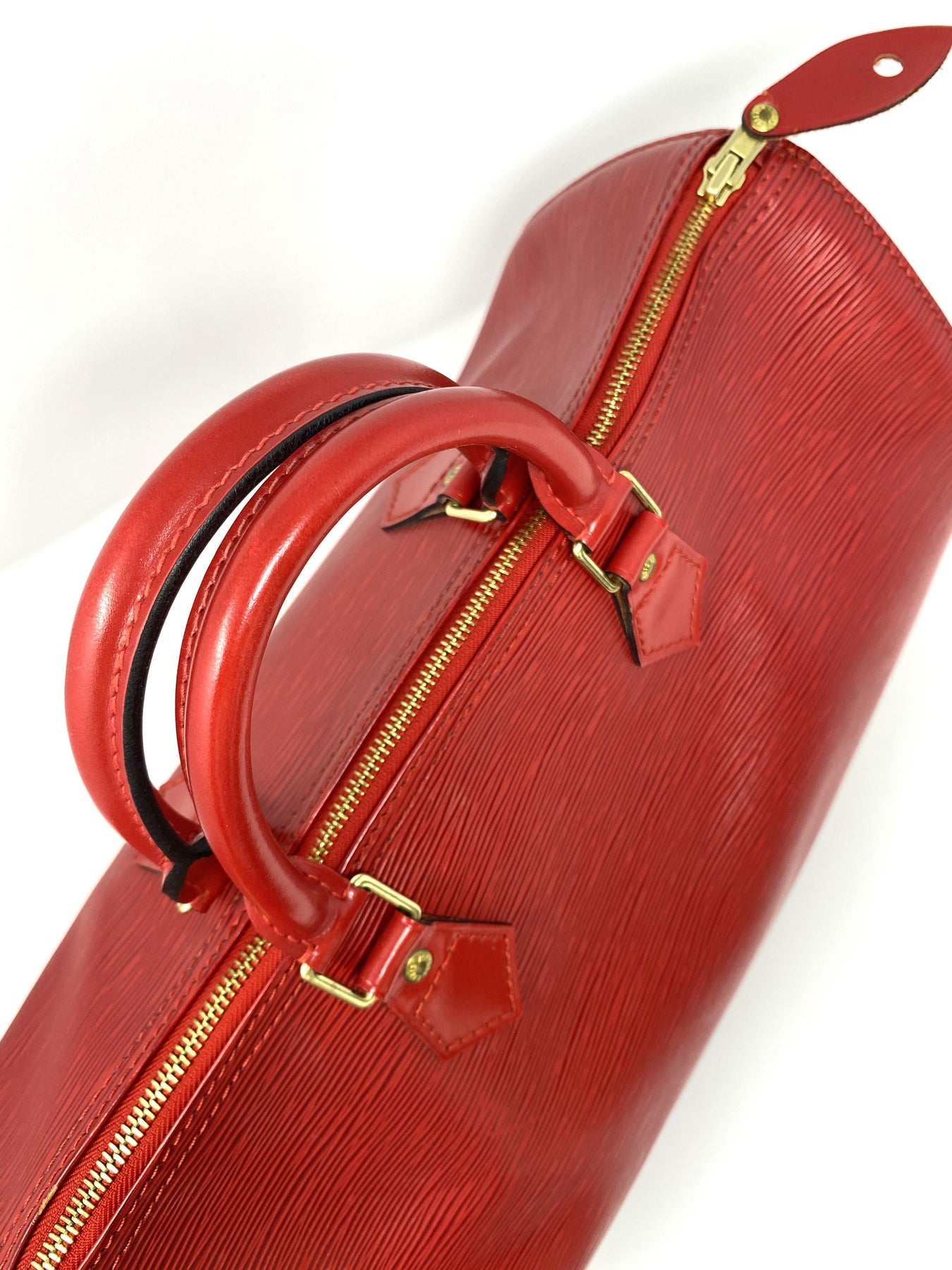 LOUIS VUITTON SPEEDY 40 RED EPI LEATHER – VINTAGE – PRELOVEDSTORY