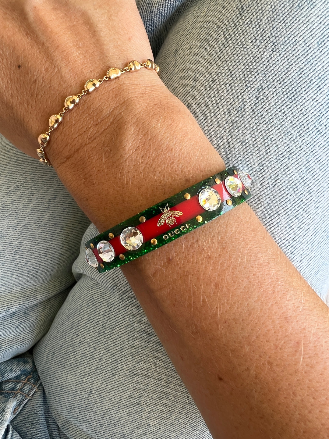 Gucci Green and Red Bracelet Gucci | Accessories | Gucci Green And Red Bracelet | Poshmark main image 3