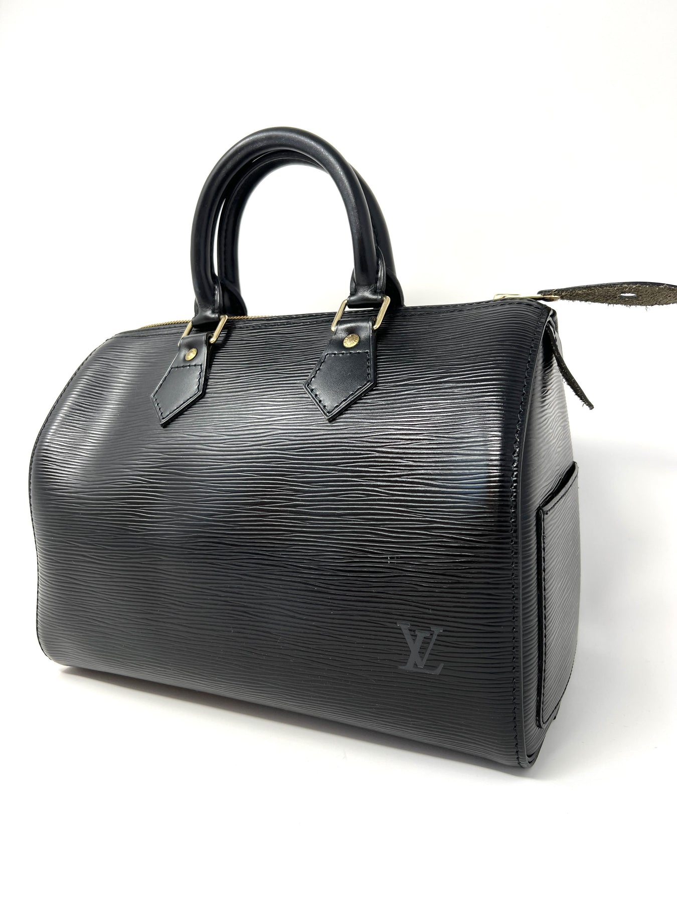 LOUIS VUITTON Epi Speedy Bandouliere 25 Black 224521