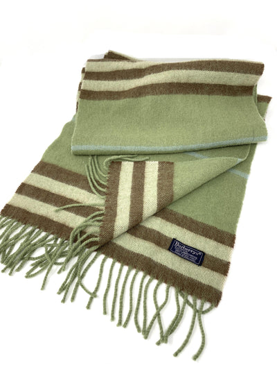 Burberry_Lambswool_green_brown_blue_scarf
