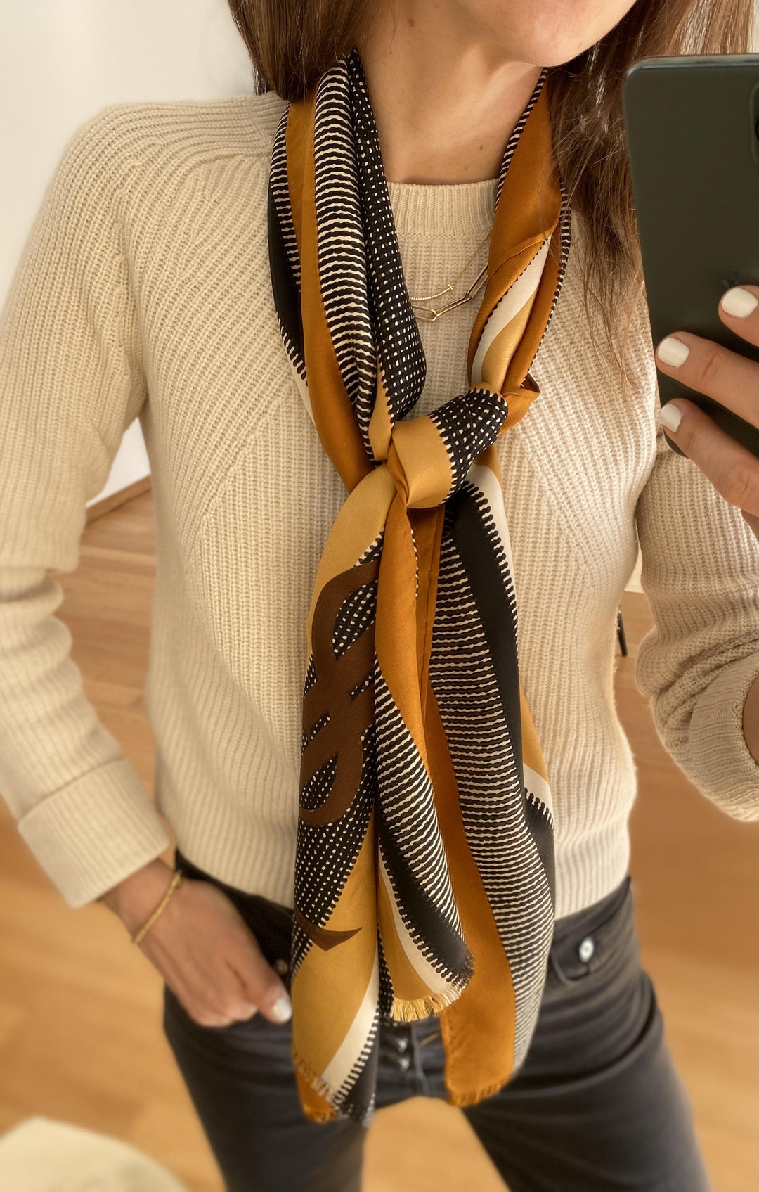 YSL VINTAGE SILK SCARF – PRELOVEDSTORY