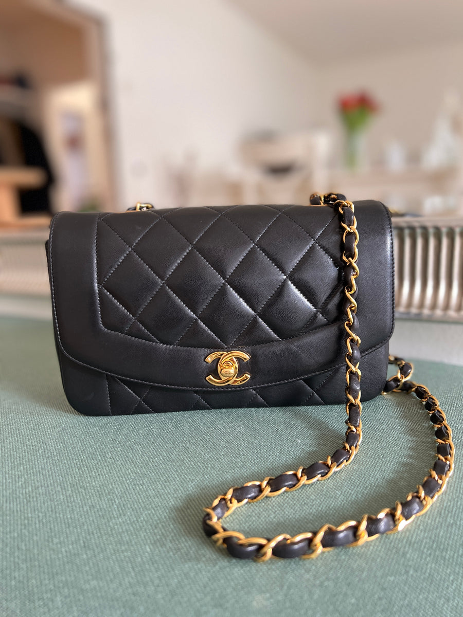 Authentic CHANEL Vintage Small Diana Flap