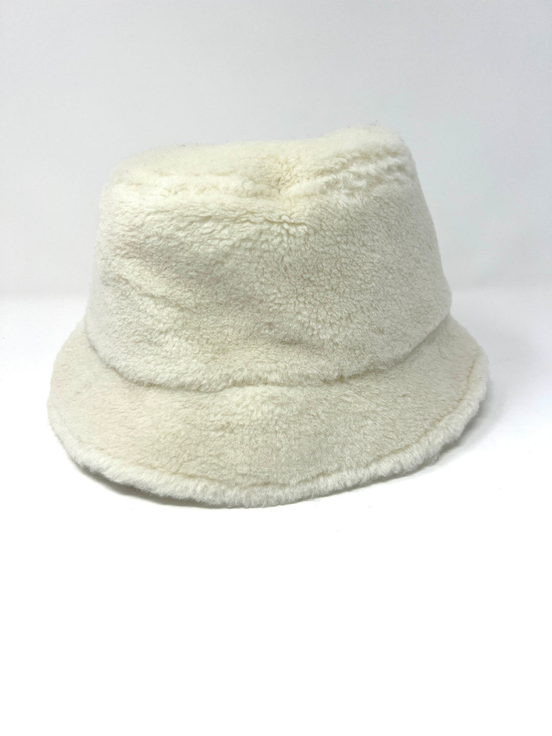 Anine Bing - Cami Embroidered faux fur bucket hat order now Anine Bing Color Cami Bucket Hat in Yellow Lyst  main image 4