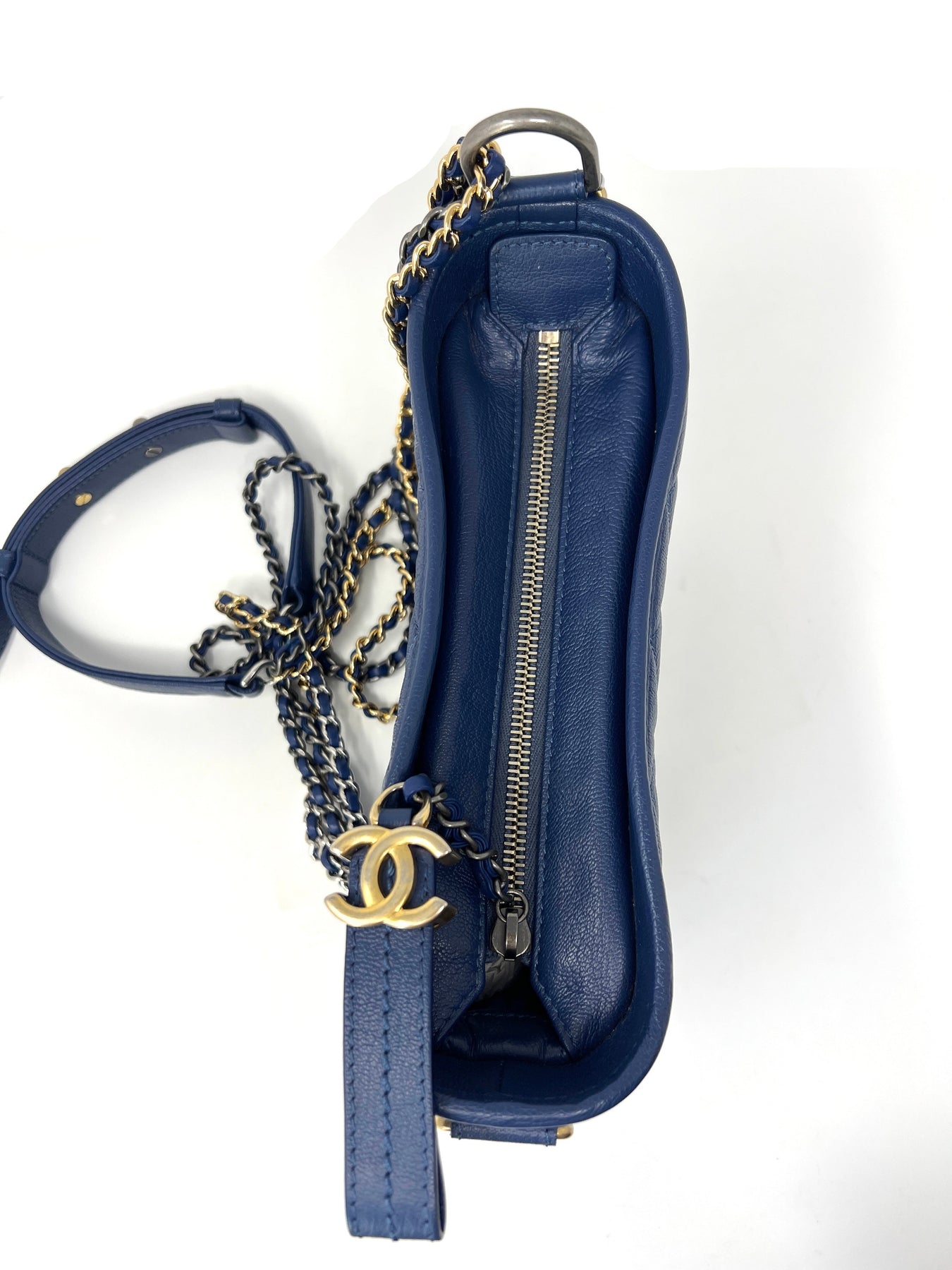 Gabrielle Small Hobo Bag in Dark Blue Ombré – PRELOVEDSTORY