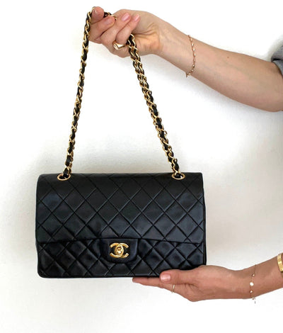 Chanel_Medium_Classic_Double_Flap_Bag_Vintage_Black_Lambskin