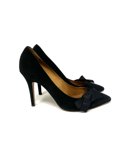 ISABEL_MARANT_Black_Velvet_Leather_Ki_Gong_Pump