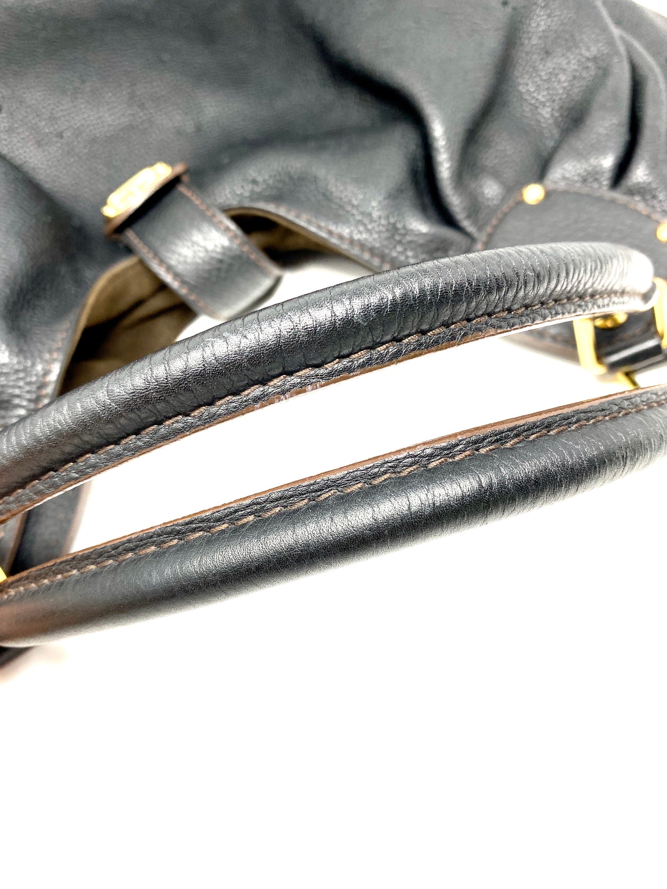 Mahina leather handbag Louis Vuitton Black in Leather - 20963791